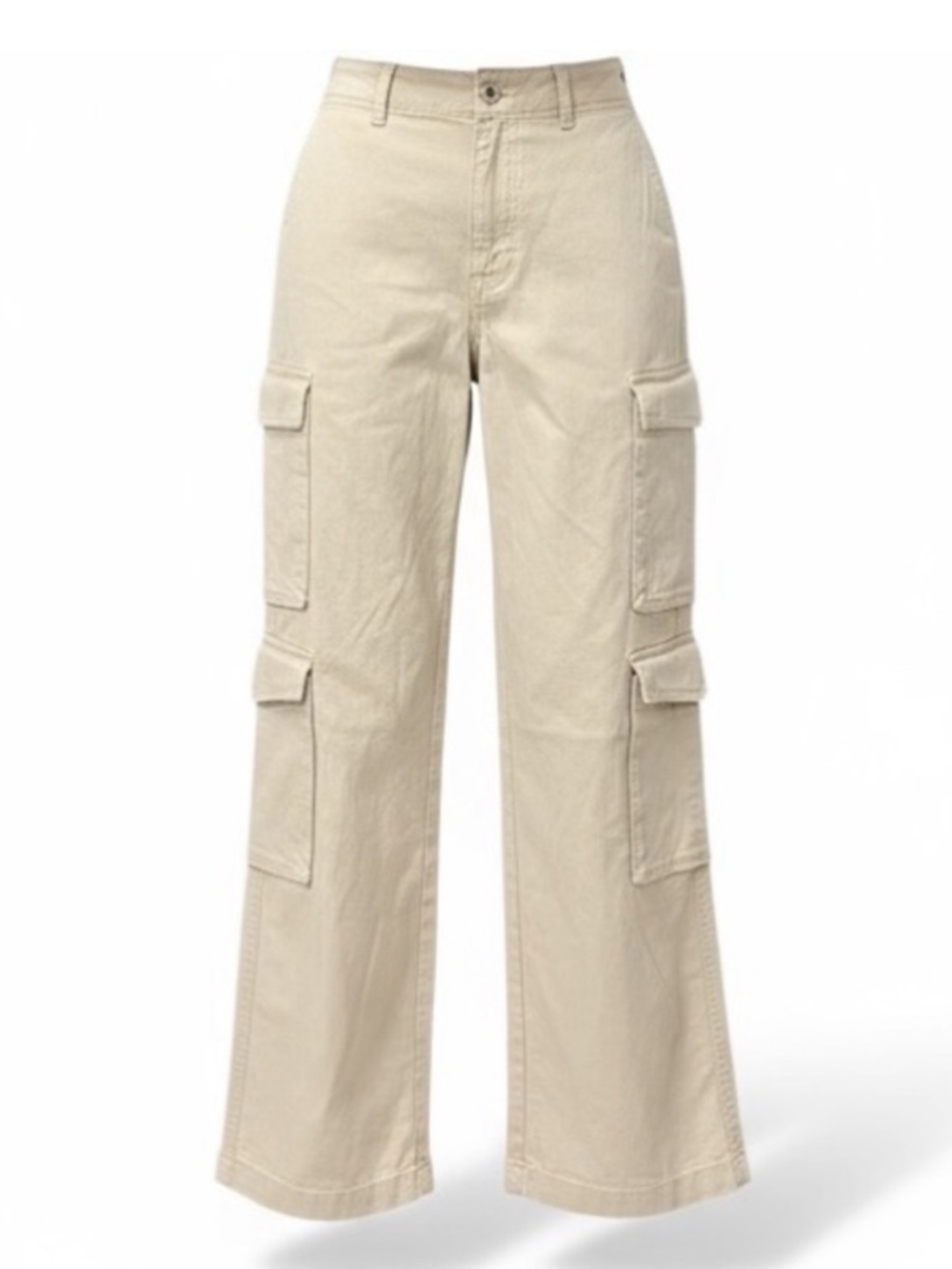 Abercrombie & Fitch Wide Leg Cargo Pants hiker core